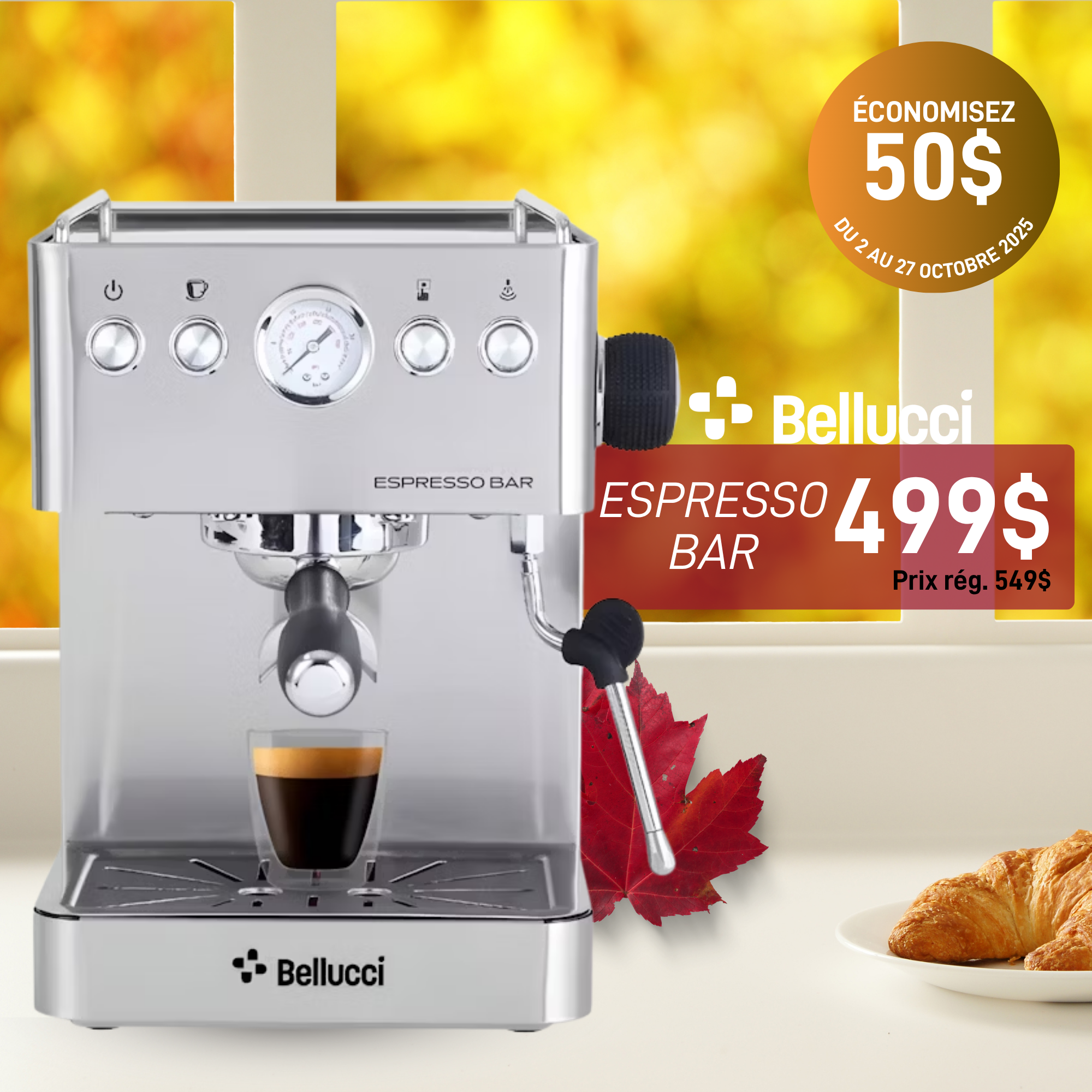 Bellucci | Machine à café manuelle Espresso Bar