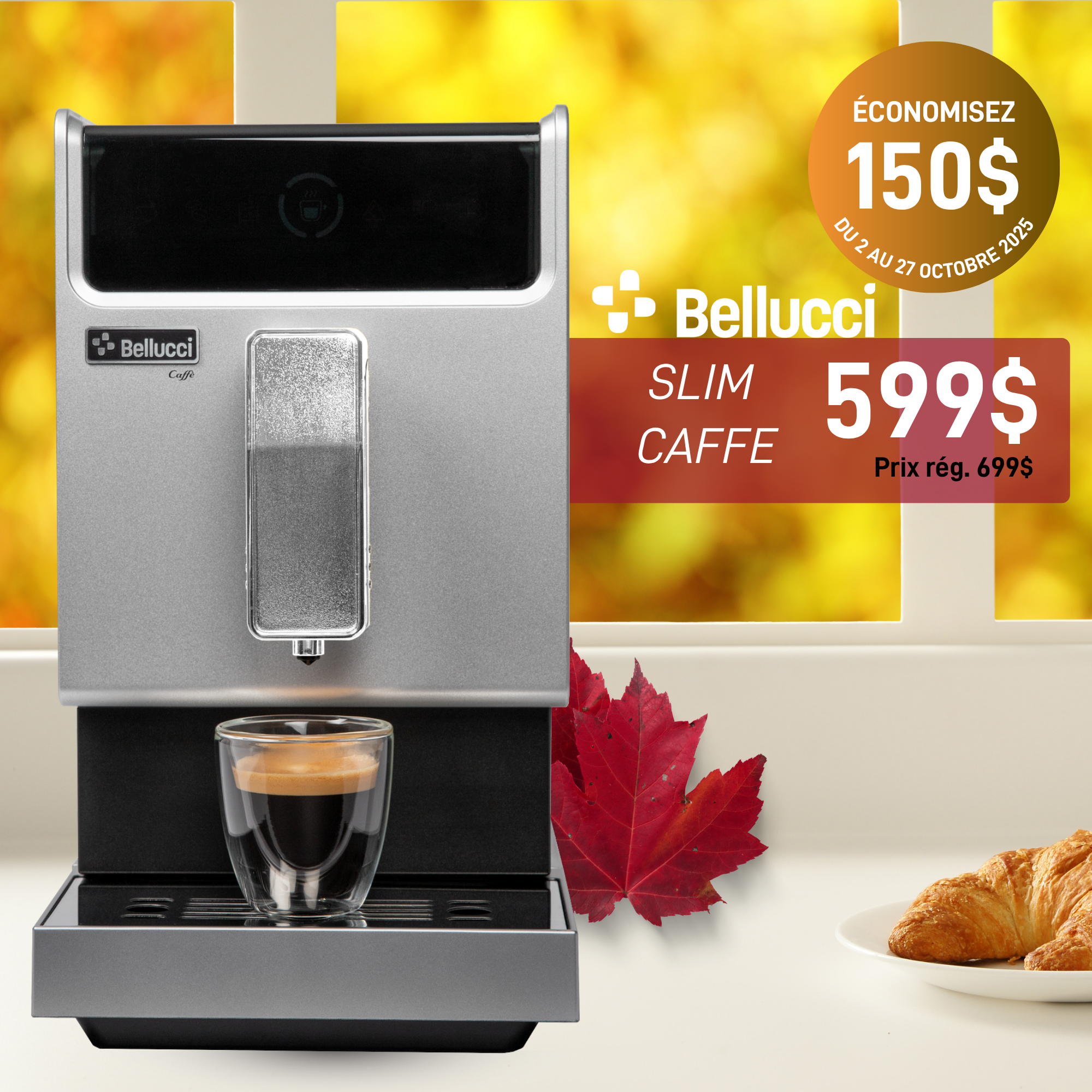Bellucci | Machine espresso automatique Slim Caffè