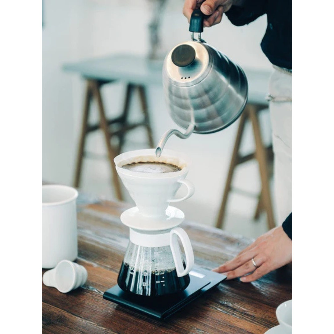 Hario | Ensemble pour-over en céramique blanc V60-02