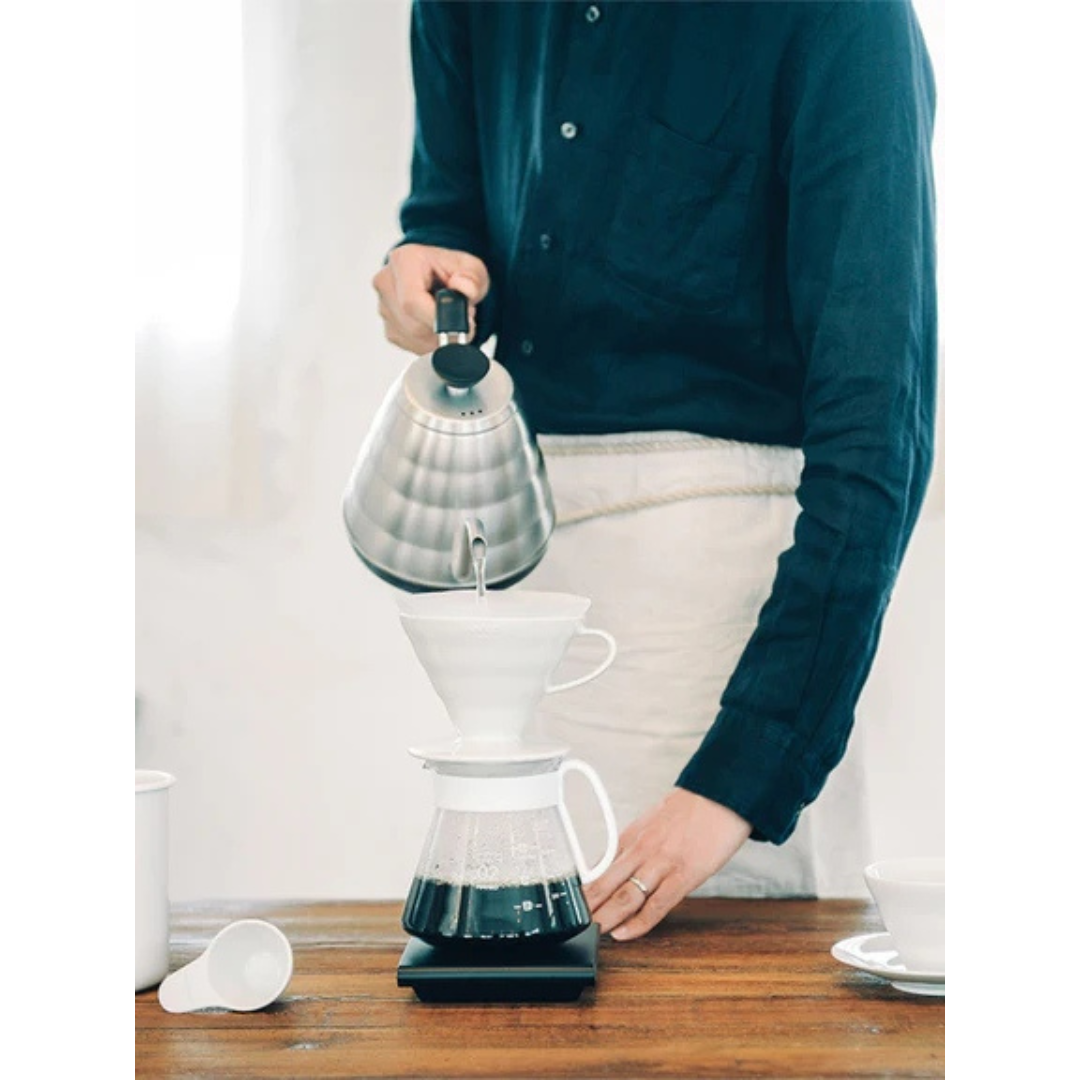 Hario | Ensemble pour-over en céramique blanc V60-02