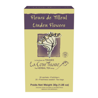 La Courtisane | Tisane Fleurs de Tilleul boite de 20 sachets