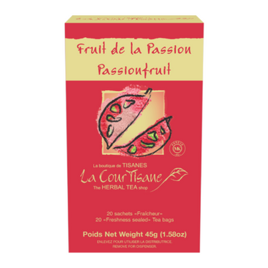 La Courtisane | Passion Fruit Herbal Tea box of 20 bags