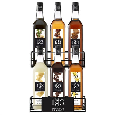 Maison Routin 1883 | 6-choice metal storage for 1 liter syrups