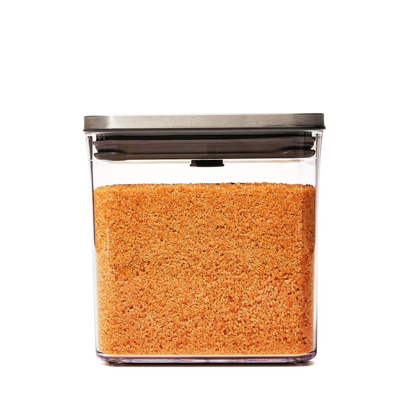OXO | Moyen contenant carré couvercle inox POP 2.0 - 2.6 Litres