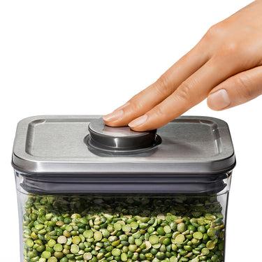 OXO | Small square container with stainless steel lid POP 2.0 - 1.6 Liters