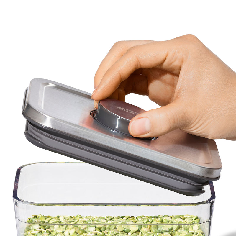 OXO | Moyen contenant carré couvercle inox POP 2.0 - 2.6 Litres