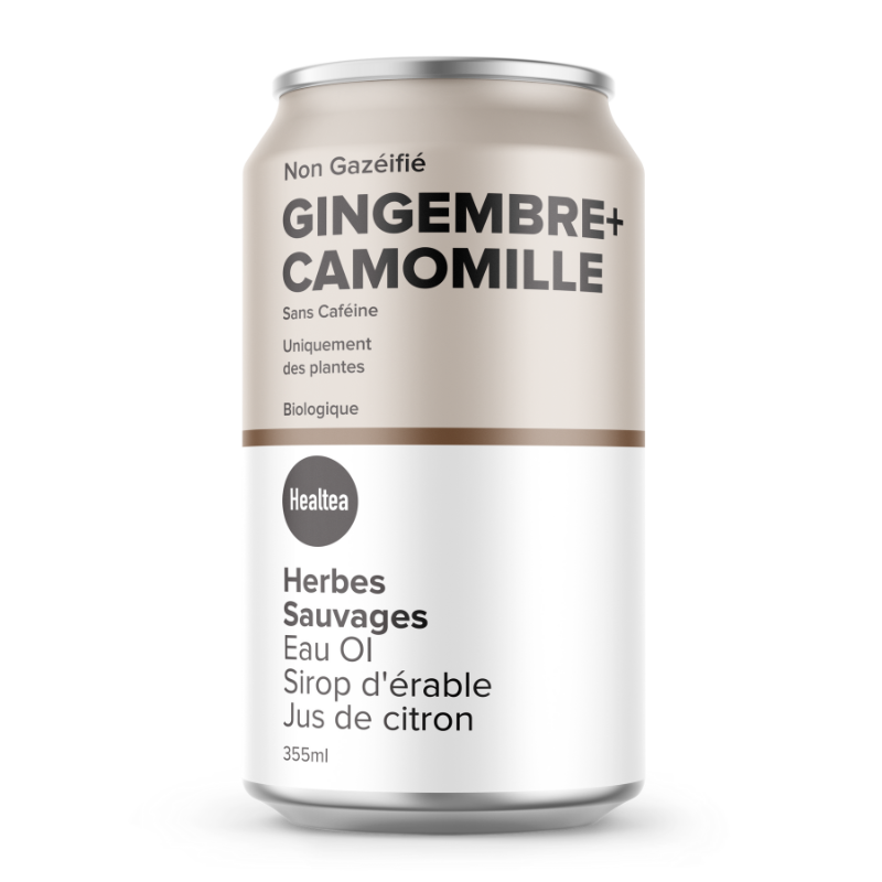 The HealTea | Non-Sparkling Wild Herbal Drink - Ginger Chamomile 355ml