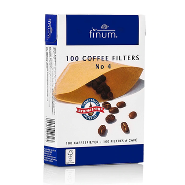 Finum No. 4 coffee filter - 100 pack