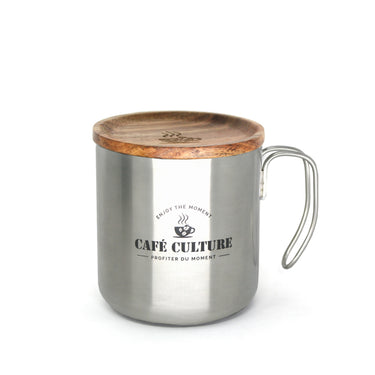 Café Culture | Tasse double paroi en acier 450ml