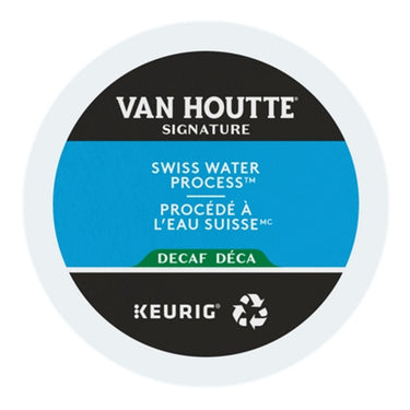 Van Houtte | Decaffeinated Water Swiss Organic Fair Trade 24 capsules kcup