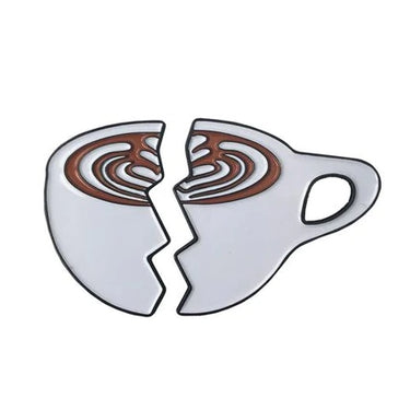 Department of Brewology | Shared Latte Pin - Caffiend Series
