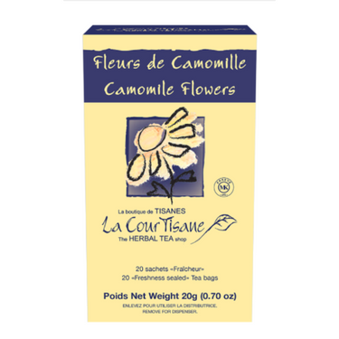 La Courtisane | Tisane Fleurs de Camomille boite de 20 sachets