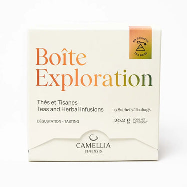 Camellia Sinensis | Boîte Exploration de 9 sachets thés et tisanes Camellia Sinensis