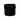 Grindenstein | Bac à Marc noir en plastique avec bande antidérapante caoutchouc
