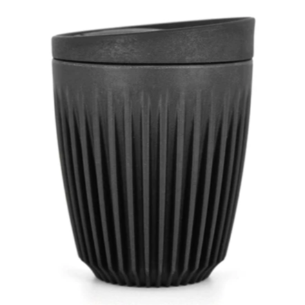 HuskeeCup | La tasse recyclée! 8oz (Noir)