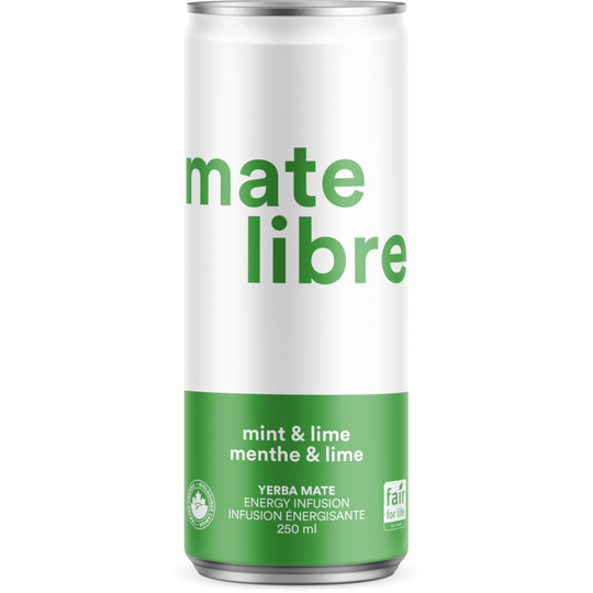 Mate Libre | Menthe & Lime biologique - 250 ml