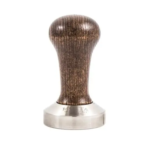 Motta | Tasseur à café (tamper) avec manche en bois et base inox 53 mm Espresso Mali