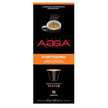 Boite de 10 capsules Cremoso (compatibles nespresso) - AGGA