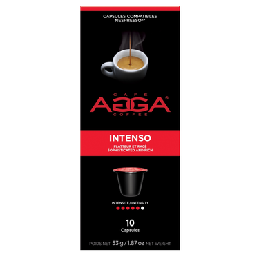 Agga | Espresso Intenso - box of 10 Nespresso® compatible capsules