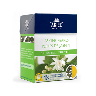 Ariel | Thé Vert Perles de Jasmin - 18 sachets