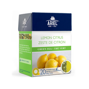 Ariel | Thé Vert Zeste de Citron - 20 sachets
