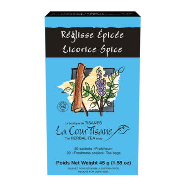 La Courtisane | Spicy Licorice Herbal Tea box of 20 bags