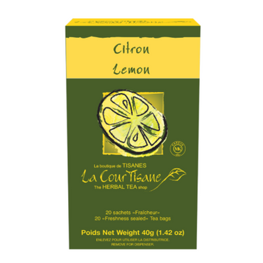 La Courtisane | Tisane Citron boite de 20 sachets