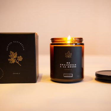 François Lambert | Maple Soy Candle From flashlight to wick