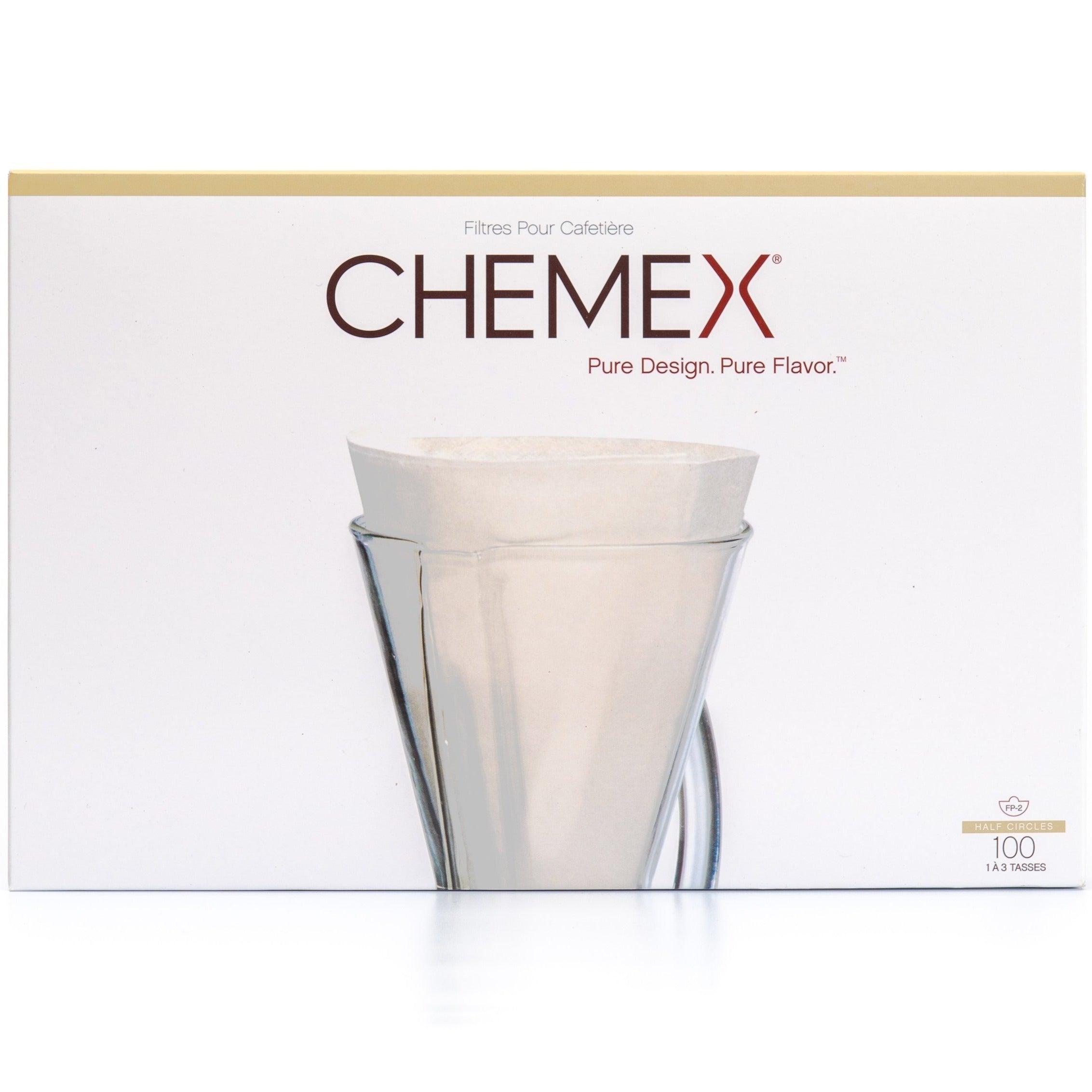 Boîte de 100 filtres Chemex 1-3 tasses