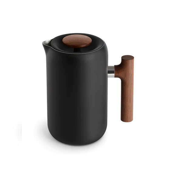 Fellow | Clara French Press noir mat et noyer 24 oz