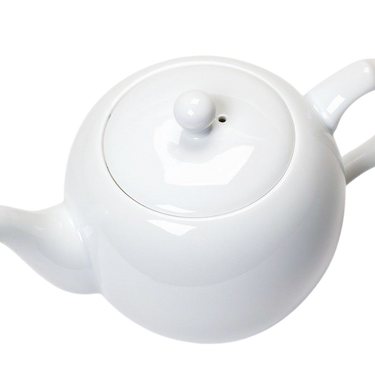 Camellia Sinensis | Porcelain White Teapot