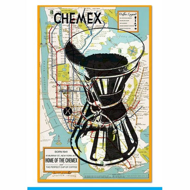 Chemex | Affiche Home of the Chemex
