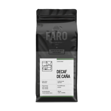Brûleries Faro | Café Colombien Décaféiné naturel au sucre de canne - 454 gr