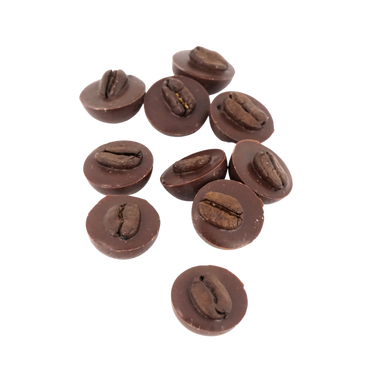 Ma Caféine | Boîte de grains de café enrobés de chocolat NOIR