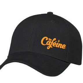 Ma Caféine | Black cap with Ma Caféine logo