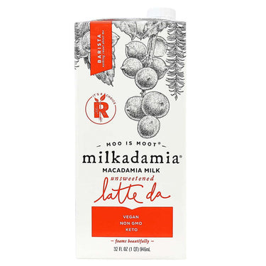 Milkadamia | Macadamia Drink Latte da Barista UNSWEETED
