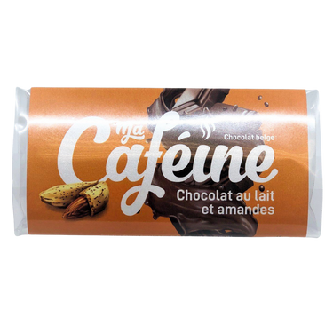 Ma Caféine | Tablette de Chocolat au Lait aux Amandes